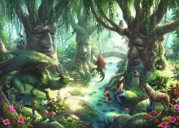 Ravensberger Matratzen Kinderpuzzle ab 9 Jahren - EXIT Puzzle Kids Der magische Wald - 368 Teile Online Shopping