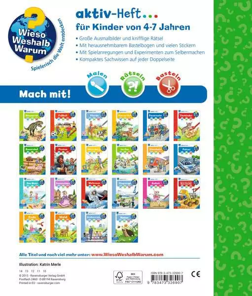 Ravensberger Matratzen Ravensburger Wieso? Weshalb? Warum? aktiv-Heft: Bauernhof Jubiläumsangebot