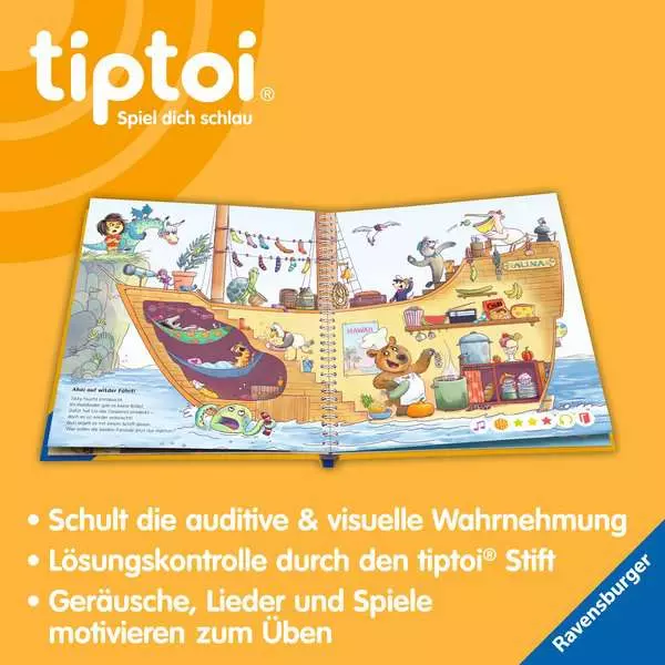 Ravensberger Matratzen tiptoi® Meine Lern-Spiel-Welt: Konzentration und Wahrnehmung Lagerräumung