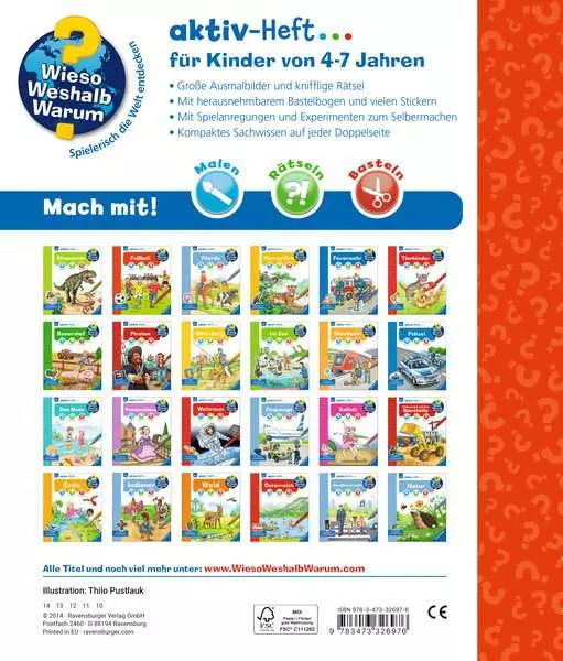 Ravensberger Matratzen Ravensburger Wieso? Weshalb? Warum? aktiv-Heft: Fußball Neueste Mode