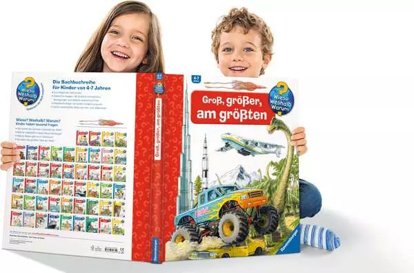 Ravensberger Matratzen Ravensburger Wieso? Weshalb? Warum?: Groß, größer, am größten (Riesenbuch) Tägliche Deals