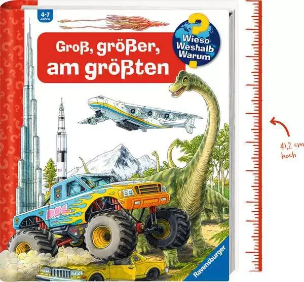 Ravensberger Matratzen Ravensburger Wieso? Weshalb? Warum?: Groß, größer, am größten (Riesenbuch) Tägliche Deals