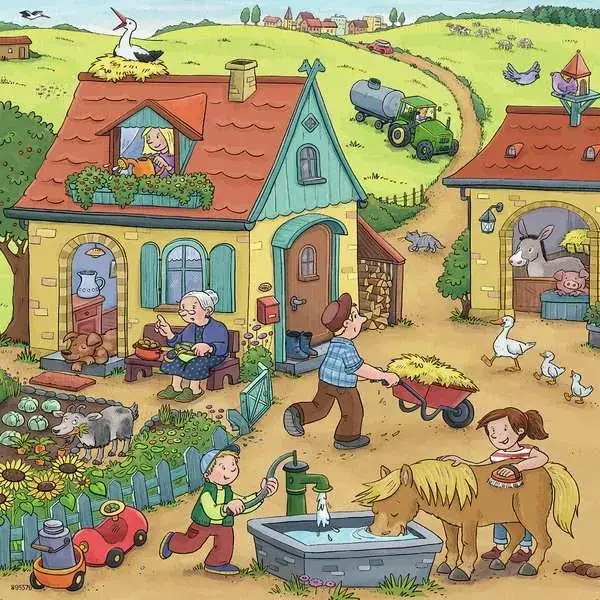 Ravensberger Matratzen Kinderpuzzle ab 5 Jahren - Viel los auf dem Bauernhof - 49 Teile Neueste Stile