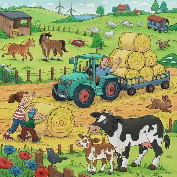 Ravensberger Matratzen Kinderpuzzle ab 5 Jahren - Viel los auf dem Bauernhof - 49 Teile Neueste Stile