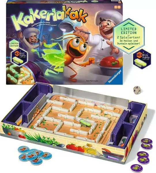 Ravensberger Matratzen Kakerlakak Glow in the dark - Kinderspiel ab 5 Jahren Zeitbegrenzte Promotion