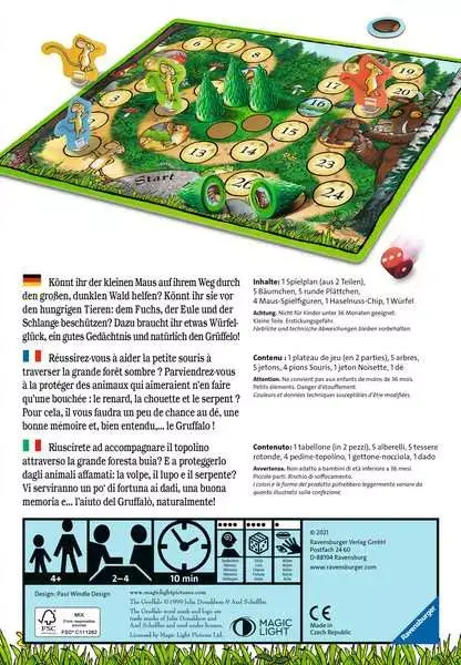 Ravensberger Matratzen Wo ist der Grüffelo? - Kinderspiel ab 4 Jahren Riesige Rabatte