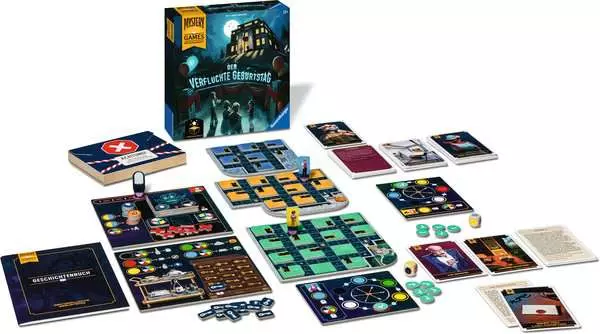 Ravensberger Matratzen Mystery Games – Der verfluchte Geburtstag - Spiel ab 12 Jahren zollfrei