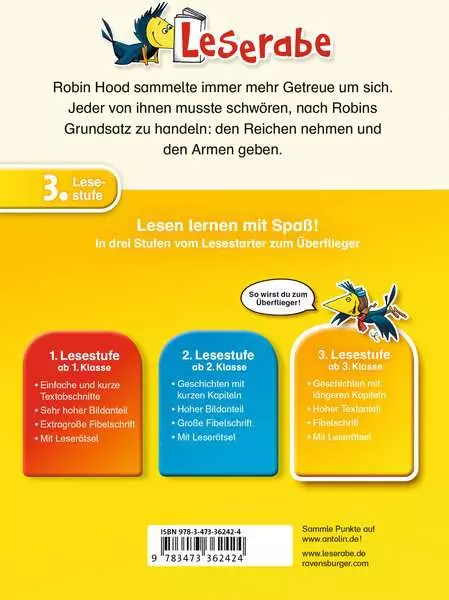 Ravensberger Matratzen Leserabe - 3. Lesestufe: Robin Hood, König der Wälder Rabatte dieses Monats