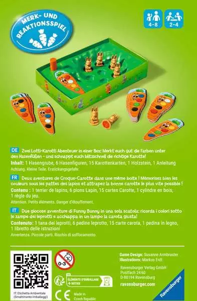 Ravensberger Matratzen Lotti Karotti - Reisespiel ab 4 Jahren Outlet