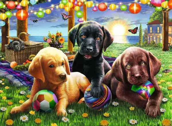 Ravensberger Matratzen Kinderpuzzle ab 6 Jahren - Hunde Picknick - 100 Teile Hotsell