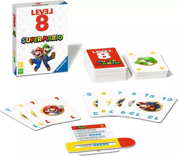 Ravensberger Matratzen Super Mario Level 8 - Kartenspiel ab 8 Jahren Exklusivangebot
