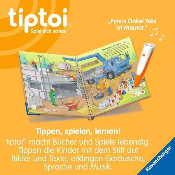 Ravensberger Matratzen tiptoi® Mein Wörter-Bilderbuch Baustelle Jubiläumsangebot