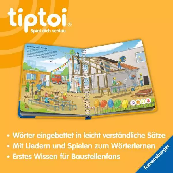 Ravensberger Matratzen tiptoi® Mein Wörter-Bilderbuch Baustelle Jubiläumsangebot