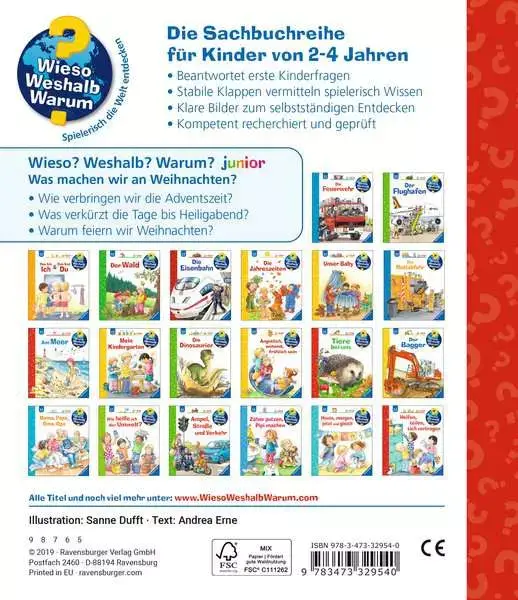 Ravensberger Matratzen Ravensburger Wieso? Weshalb? Warum? junior, Band 44: Was machen wir an Weihnachten? Riesige Ersparnisse