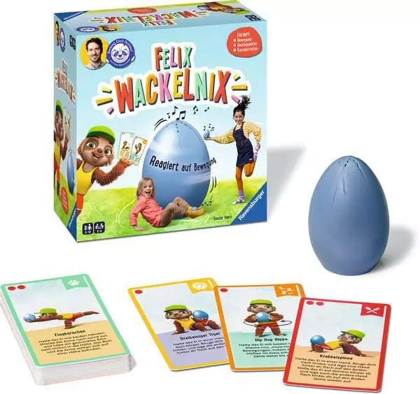 Ravensberger Matratzen Beweg dich schlau! Felix Wackelnix - Kinderspiel ab 5 Jahren Begrenzte Freigabe