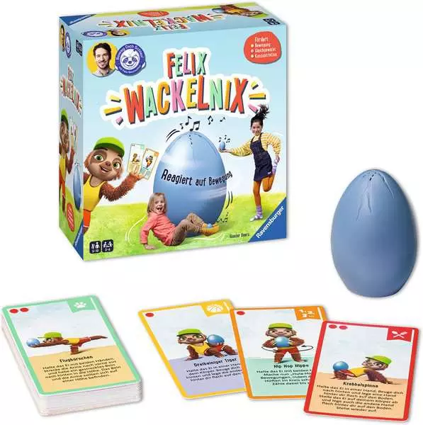 Ravensberger Matratzen Beweg dich schlau! Felix Wackelnix - Kinderspiel ab 5 Jahren Begrenzte Freigabe