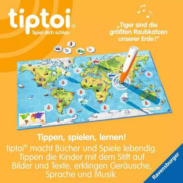 Ravensberger Matratzen tiptoi® Unsere Reise um die Welt - Lernspiel ab 4 Jahren Neueste Stile