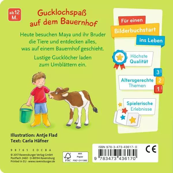 Ravensberger Matratzen Mein Bauernhof Gucklochbuch Zeitbegrenzte Promotion