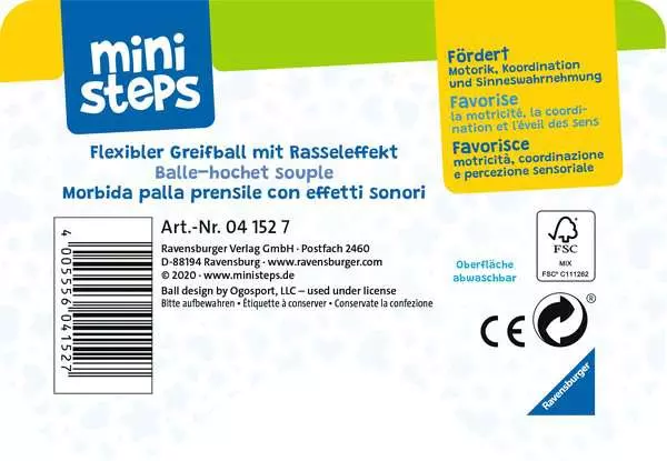 Ravensberger Matratzen baliba Rasselball türkis - Babyspielzeug ab 3 Monaten Bis zu 55% Rabatt