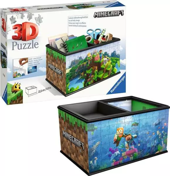 Ravensberger Matratzen 3D Puzzle Aufbewahrungsbox - Minecraft Begrenzt auf 3 Tage
