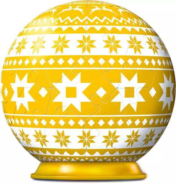 Ravensberger Matratzen 3D Puzzle Ball Weihnachtskugel Norweger Muster Im Verkauf