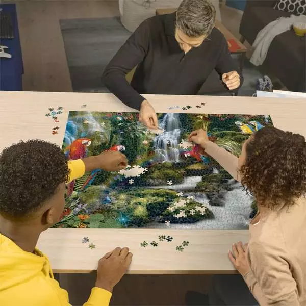 Ravensberger Matratzen Puzzle 2000 Teile - Bunte Papageien im Dschungel Angebote