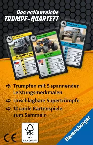Ravensberger Matratzen Auto Monster - Kartenspiel ab 7 Jahren im Angebot