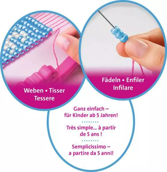 Ravensberger Matratzen Magischer Perlenzauber - Bastelset für Kinder ab 5 Jahren Limitierter Zeitrabatt