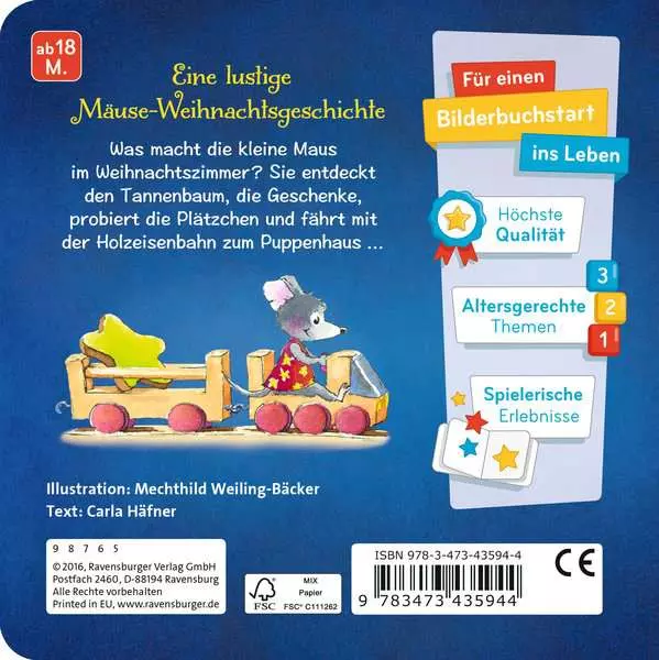 Ravensberger Matratzen Die kleine Weihnachtsmaus Sonderangebot