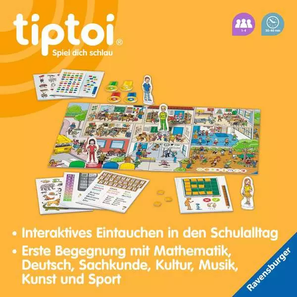 Ravensberger Matratzen tiptoi® Wir spielen Schule - Lernspiel ab 5 Jahren Versandkostenfrei