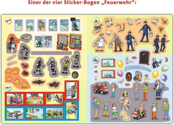 Ravensberger Matratzen Ravensburger Wieso? Weshalb? Warum? Stickerheft: Feuerwehr Exklusivangebot