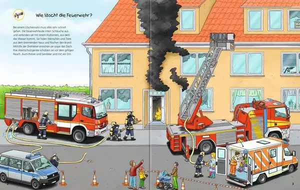 Ravensberger Matratzen Ravensburger Wieso? Weshalb? Warum? Stickerheft: Feuerwehr Exklusivangebot