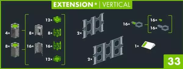 Ravensberger Matratzen GraviTrax PRO Extension Vertical - Kugelbahn-Erweiterung für Kinder ab 8 Jahren Vatertagsangebot