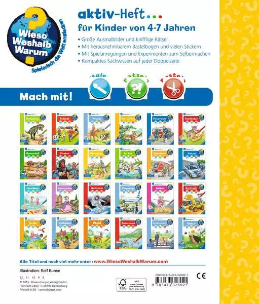 Ravensberger Matratzen Ravensburger Wieso? Weshalb? Warum? aktiv-Heft: Ritterburg Bestseller