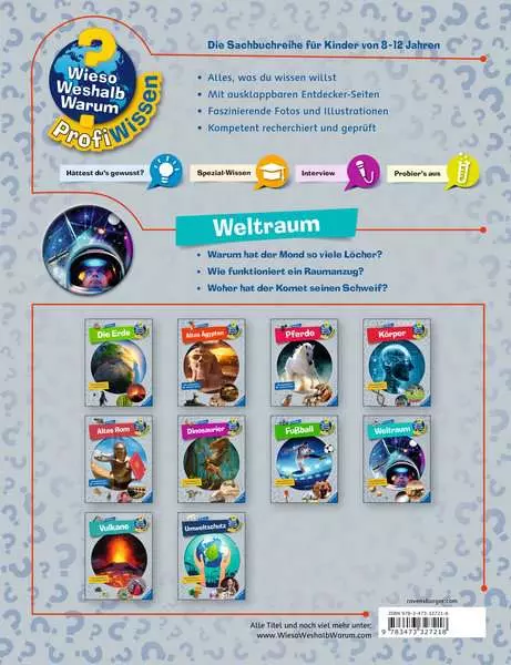 Ravensberger Matratzen Ravensburger Wieso? Weshalb? Warum? ProfiWissen, Band 6: Weltraum Kauf eins, bekomm eins gratis