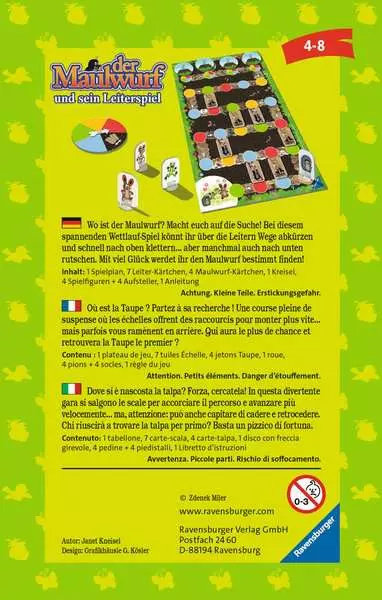 Ravensberger Matratzen Der Maulwurf und sein Leiterspiel - Reisespiel ab 4 Jahren Tägliche Deals