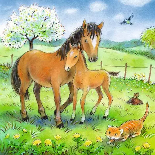 Ravensberger Matratzen Kinderpuzzle ab 5 Jahren - Kuschelzeit - 49 Teile Letzte 3 Tage