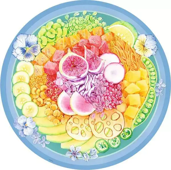 Ravensberger Matratzen Puzzle 500 Teile - Circle of Colors Poke Bowl Bis zu 60% Rabatt