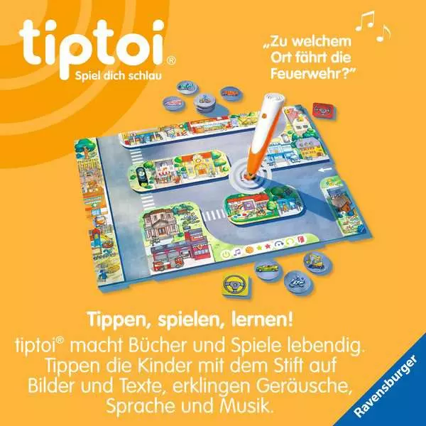 Ravensberger Matratzen tiptoi® Fahrzeuge in der Stadt - Lernspiel ab 3 Jahren Vierteljährliche Förderung