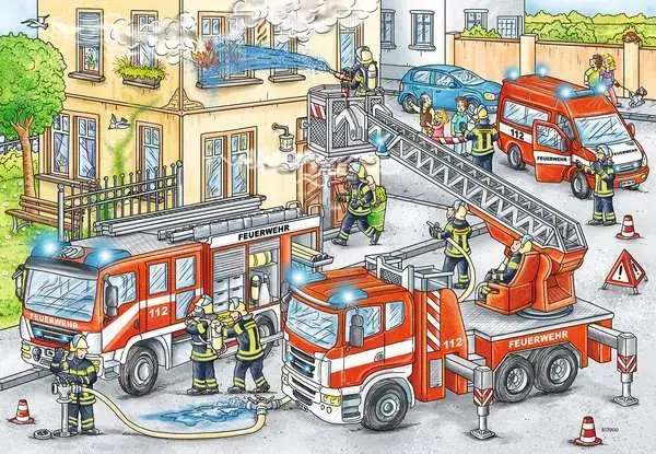 Ravensberger Matratzen Kinderpuzzle ab 4 Jahren - Helden im Einsatz - 24 Teile Bis zu 55% Rabatt