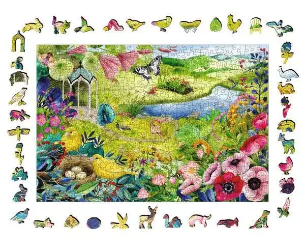 Ravensberger Matratzen Puzzle 500 Teile - Wilder Garten 50% Rabatt mit kostenlosem Versand