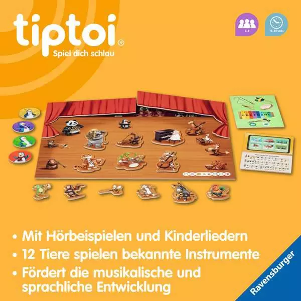 Ravensberger Matratzen tiptoi® Mein tierischer Musik-Spaß - Lernspiel ab 3 Jahren Black Friday Preise