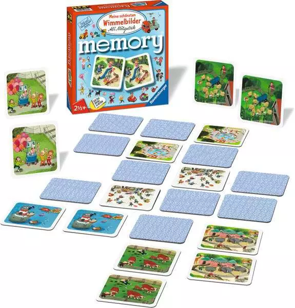Ravensberger Matratzen Meine schönsten Wimmelbilder memory® - Kinderspiel ab 2 Jahren Auslauf