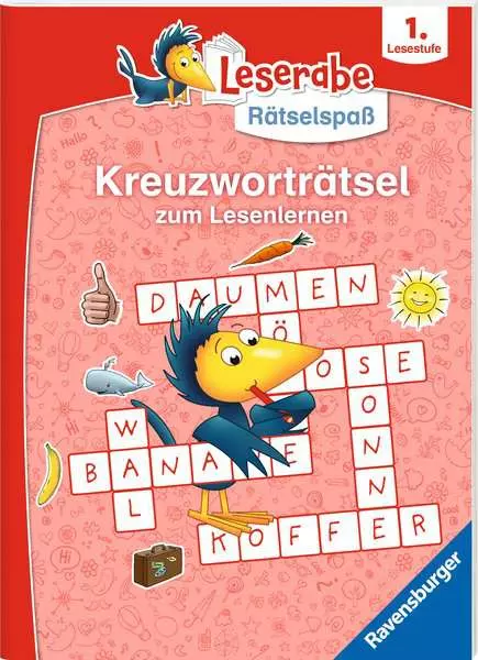 Ravensberger Matratzen Leserabe: Kreuzworträtsel zum Lesenlernen (1. Lesestufe) Hotsell