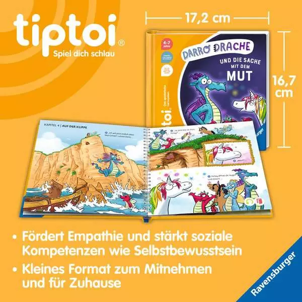 Ravensberger Matratzen tiptoi® Darro Drache und die Sache mit dem Mut im Angebot