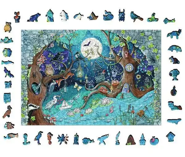 Ravensberger Matratzen Puzzle 500 Teile - Fantasy Forest Kostenloser Versand