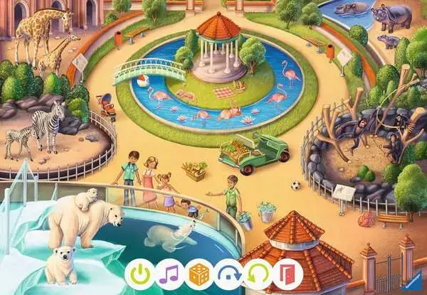 Ravensberger Matratzen Kinderpuzzle ab 3 Jahren - tiptoi® Puzzle für kleine Entdecker: Zoo - 12 Teile Fabrik Onlineshop