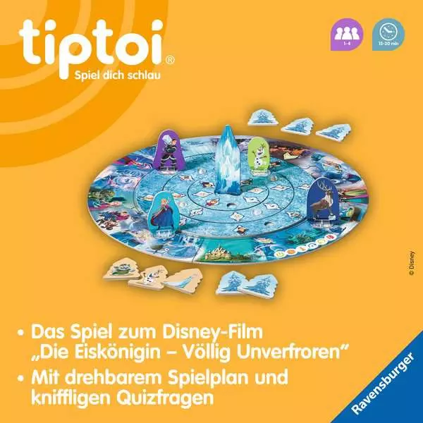 Ravensberger Matratzen tiptoi® Disney Die Eiskönigin - Völlig unverfroren: Das verdrehte Wettlaufspiel - Lernspiel ab 4 Jahren Sonderangebot