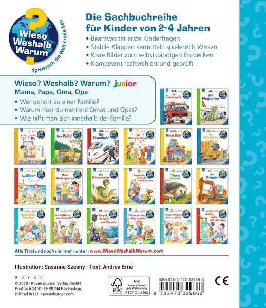 Ravensberger Matratzen Ravensburger Wieso? Weshalb? Warum? junior, Band 39: Mama, Papa, Oma, Opa Muttertagsangebot
