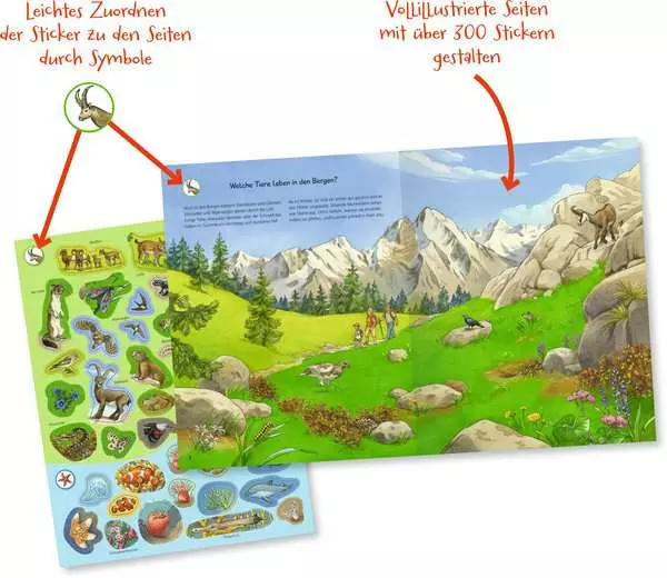 Ravensberger Matratzen Ravensburger Wieso? Weshalb? Warum? Stickerheft: Tiere der Welt Valentinstagsangebot